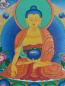 Preview: Thangka - Gautam Buddha | ca. 55x42cm | Exklusives Einzelstück